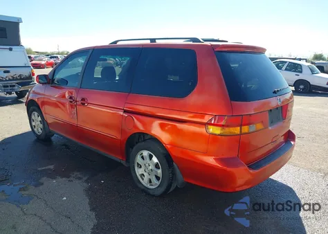 2004 Honda Odyssey Ex-L z USA, uszkodzony, nr VIN 5FNRL18044B068446
